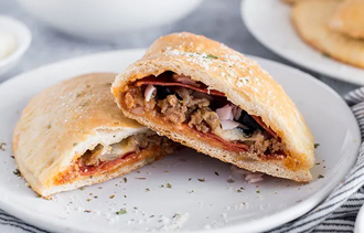 meat-feast-calzone-Istanbul Pizza & Kebab House